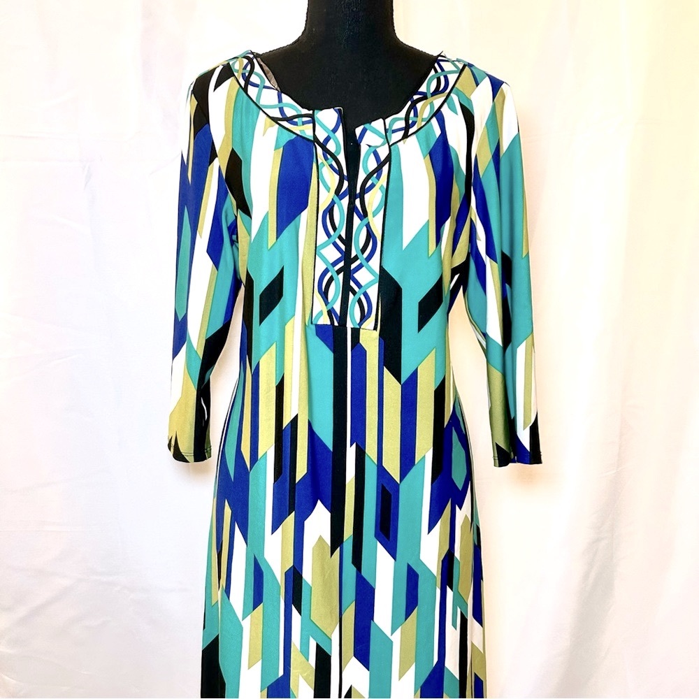 AA Studio AA Women’s Dress Sheath Boho Abstract Size 10